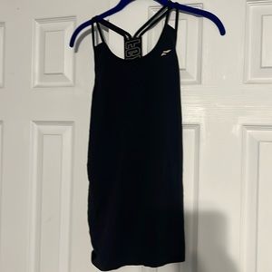 Flag Nor Fail Black and Blush Flowy Tank Top